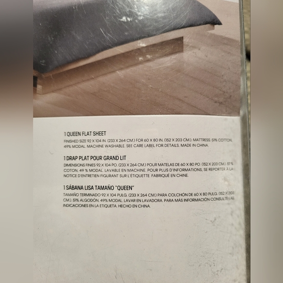 Calvin Klein Modern Cotton Harrison 1 Flat Sheet, Queen - Picture 4 of 7